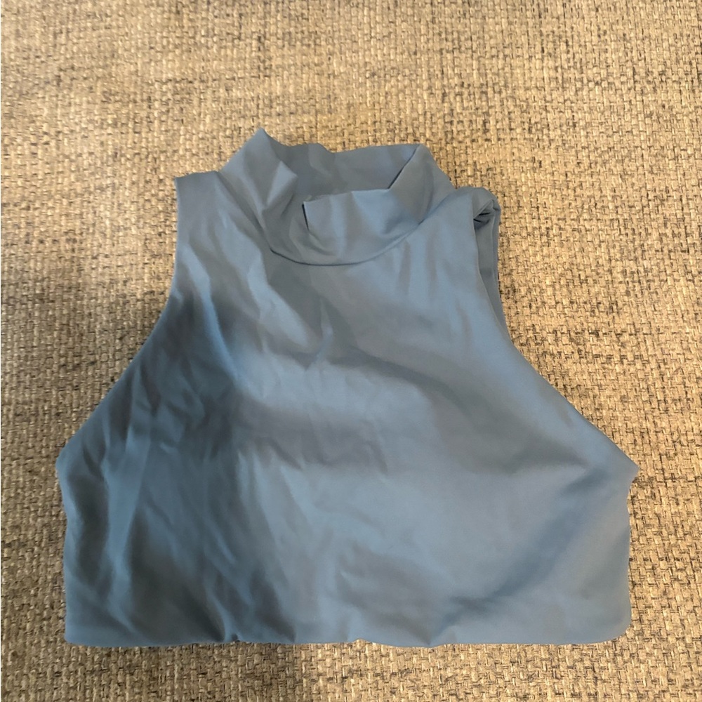 Sleeveless Blue Women's Top